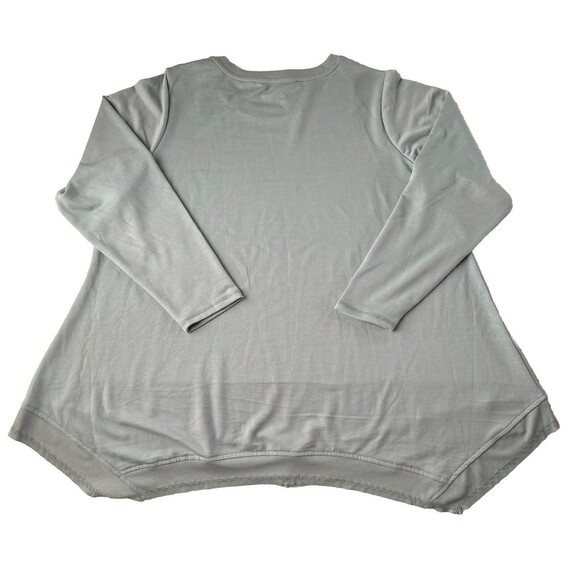 Cupio Long Sleeve Asymmetrical Hem 1X Mint Green NWT - Picture 2 of 13